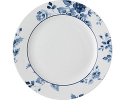 Laura Ashley Blueprint Collectables Borden - Plat - Ø 18cm - China Rose - Kerstservies