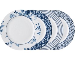 Laura Ashley Blueprint Collectables Borden set van 4 - 20cm - Assorti