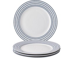 Laura Ashley Blueprint Collectables Borden set van 4 - Ø 20cm - Candy Stripe