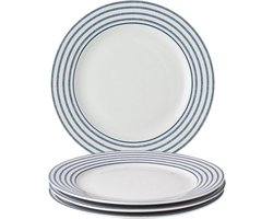Laura Ashley Blueprint Collectables Borden set van 4 - Ø 23cm - Candy Stripe