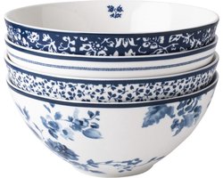 Laura Ashley Blueprint Collectables Kommen set van 4 - Schaaltjes - Ø16cm - Assorti