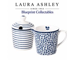 Laura Ashley Blueprint Collectables Melkkan en Suikerpot - Geschenkset