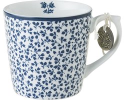 Laura Ashley Blueprint Collectables Mini mok - Koffiemok - Theemok - Floris - 22 cl.