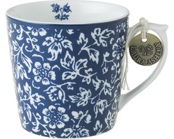 Laura Ashley Blueprint Collectables Mini mok - Koffiemok - Theemok - Sweet Alyssum - 22 cl.