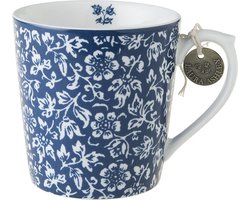 Laura Ashley Blueprint Collectables Mok - Theemok - Koffiemok - Sweet Alyssum - 32 cl.