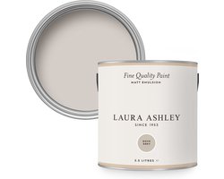 Laura Ashley Dove Grey Muurverf - 2,5 Liter - Grijs - Mat