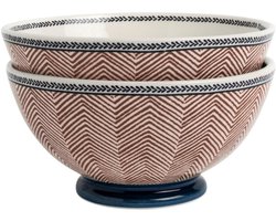 Laura Ashley Hedingham Collectables - Giftset 2 Kommen 15,5 cm Edwin Blue Terra