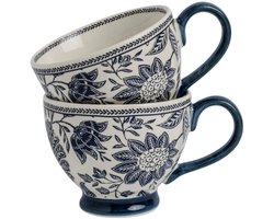 Laura Ashley Hedingham Collectables - Giftset 2 Mokken Hedingham Blue 43 cl.