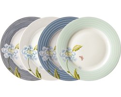 Laura Ashley Heritage Collectables Borden set van 4 - Ø 20cm - Assorti