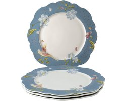 Laura Ashley Heritage Collectables Borden set van 4 - Ø 24,5cm - Seaspray Uni