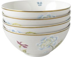 Laura Ashley Heritage Collectables Kommen set van 4 - Schaaltjes - Ø16cm - Cobblestone Pinstripe