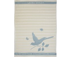 Laura Ashley Heritage Collectables - Laura Ashley Theedoek Cobblestone Bird