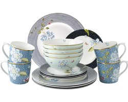 Laura Ashley Heritage Collectables Serviesset 4 persoons - 16 Delig