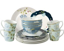 Laura Ashley Heritage Collectables Serviesset 4 persoons - 16 Delig