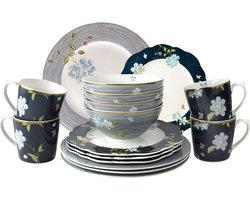 Laura Ashley Heritage Collectables Serviesset - Servies 4 persoons - 16 Delig