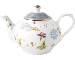 Laura Ashley Heritage Collectables Theepot Elveden - Wit - 1,6 liter - Giftset