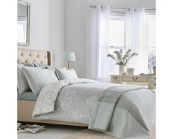 Laura Ashley Josette Dekbedovertrek - Bloemen - Lits-Jumaux 230x220cm - Blauw