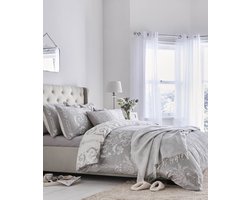 Laura Ashley Josette Dekbedovertrek - Bloemen - Tweepersoons 200x200 - Grijs