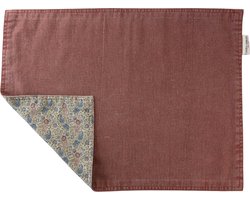 Laura Ashley Kitchen Linen Collectables Placemats - Oxblood Rood dubbelzijdig - Daniela - 48x35cm