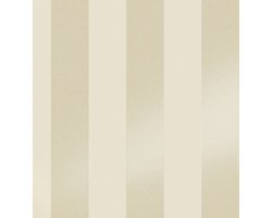 Laura Ashley Lille Pearlescent Stripe Behang - Streep - 10mx52cm - Geel
