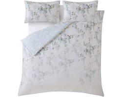 Laura Ashley Mirabelle Pale Seaspray Dekbedovertrek Tweepersoons 200 x 200cm