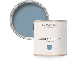 Laura Ashley Muurverf Mat 2.5L Newport Blauw