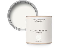 Laura Ashley Muurverf Mat 2.5L Pure Wit