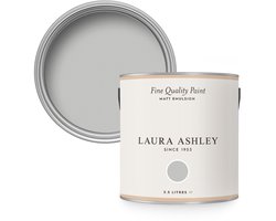 Laura Ashley Muurverf Mat 2.5L Zilver