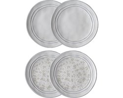 Laura Ashley Petit Fours bordjes - Kleine bordjes - Artisan Collectables - Giftset van 4