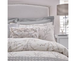 Laura Ashley Pussy Willow Dove Grey Dekbedovertrek lits-jumeaux 230 x 220cm