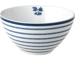Laura Ashley schaal Candy Stripe blauw D 9 H 4,7 cm