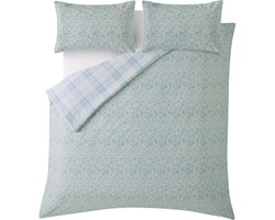 Laura Ashley Sherston Powder Blue Dekbedovertrek Tweepersoons 200 x 200cm