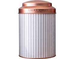 Laura Ashley Storage Collectables Bewaarblik rond - Voorraadpot - 12x18cm - Candy Stripe