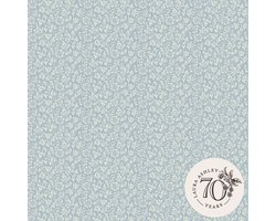 Laura Ashley Sweet Alyssum Behang - Bloemen - 10mx52cm - Blauw