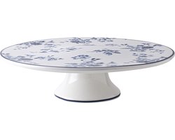 Laura Ashley Taartplateau met voet - taartonderlegger- 30 cm China Rose - Giftset