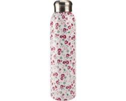 Laura Ashley Thermosfles - Thermosbeker - Dubbelwandig RVS - Lekvrij - Petit Flowers Roze