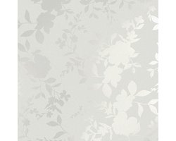 Laura Ashley Westbourne Behang - Bloemen - 10mx52cm - Grijs