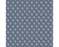 Laura Ashley Whitebrook Behang - Ruit - 10mx52cm - Blauw