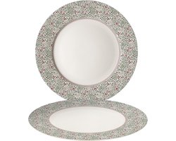 Laura Ashley Wild Clematis Collectables 2 Borden - Plat - Ø 23cm