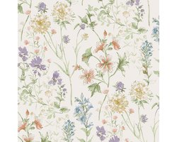 Laura Ashley Wild Meadow Behang - Bloemen - 10mx52cm - Multi