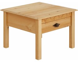 Laura|Salontafel met 1 Lade in Grenen