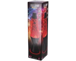 Lava Lamp Vulkaan Zwart/Rood