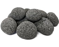 Lava Stenen voor Gas Vuurkorven en Haarden - Large (2" - 3")