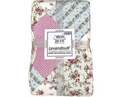 Lavandoux - Bedsprei - Spring Patchwork - 260x240cm - 2-persoons - Roze