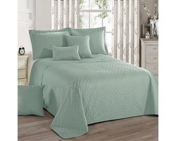 Lavandoux - Bedsprei/Quilt - Moss Green - 260x240 - 2-persoons