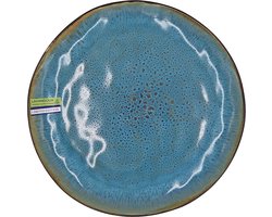 Lavandoux - Dinerbord - Reactief Glazuur - Ø 27 cm - Blauw - Set van 4