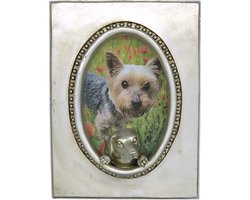 Lavandoux - Fotolijstje met Hond - Formaat 10x15 - Zilver