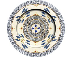 Lavandoux - Onderbord - Ø33 cm - Metaal - Old World Blue - Set van 2