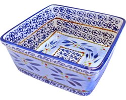 Lavandoux - Ovenschaal - Vierkant - 25 cm - Old World Blue