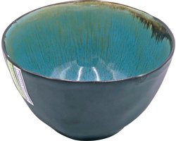 Lavandoux - Soepkom - Reactief Glazuur - Ø 15 cm - Blauw - Set van 4